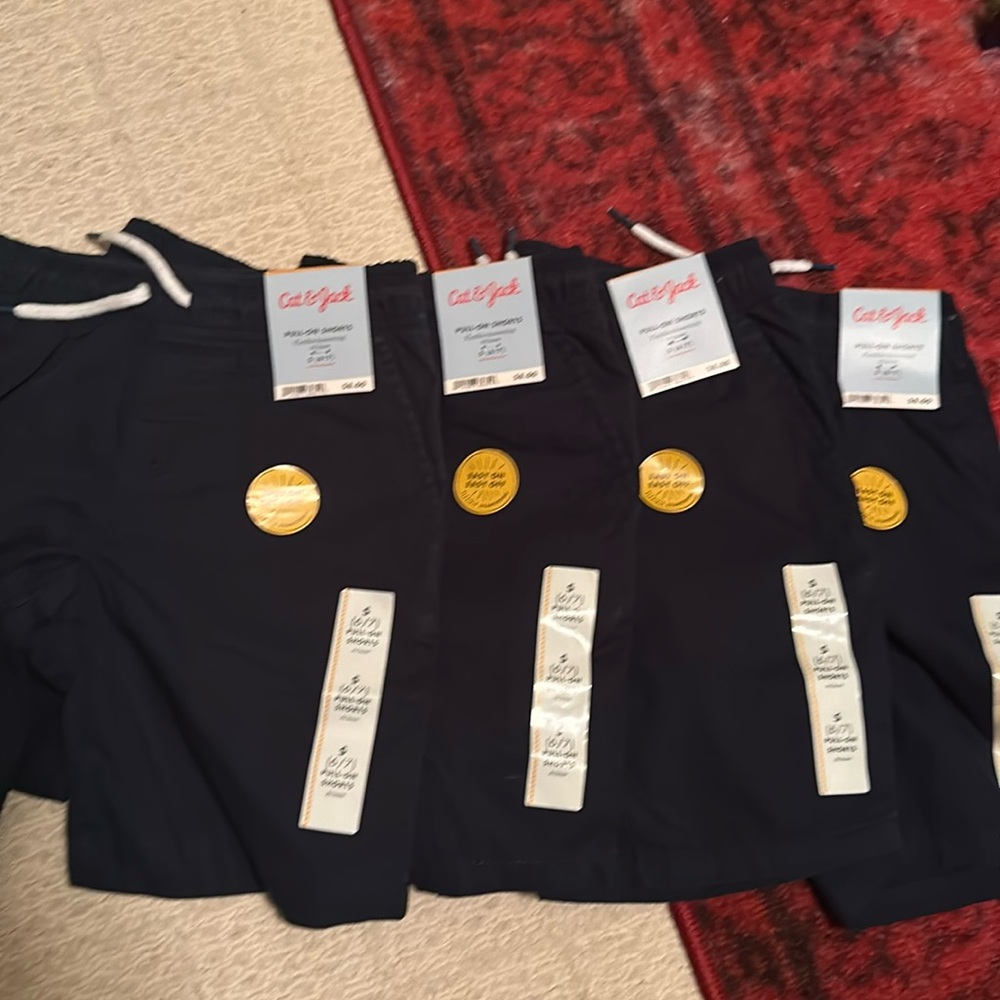 Boys Navy Uniform Shorts